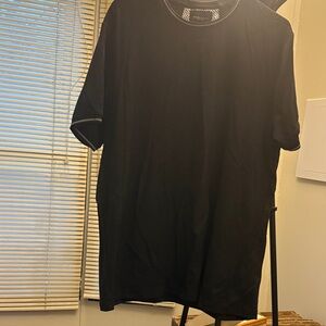 Denim & Flower Black Short Sleeve Tee